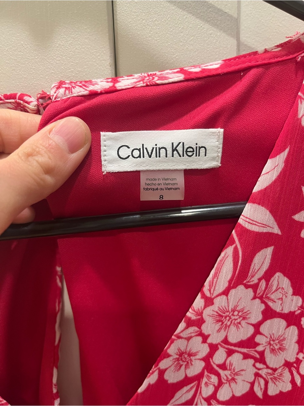 Calvin Klein Pink Floral Dress - Picture 5 of 5